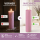 Deluxe Homeart LED Kerze mit Timerfunktion Lavendel