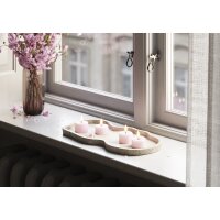 Deluxe Homeart LED Kerze Lavendel Großes Teelicht